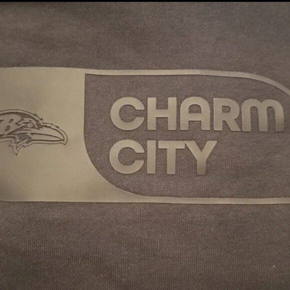 Nike Men's Baltimore Ravens Edge Black Club Hoodie - Picture 6 of 10